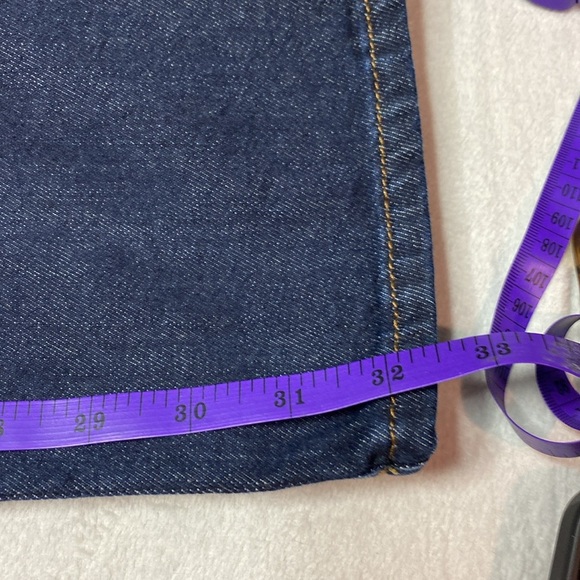 Gap dark wash Real Straight blue jeans size 33/16 - Picture 7 of 9